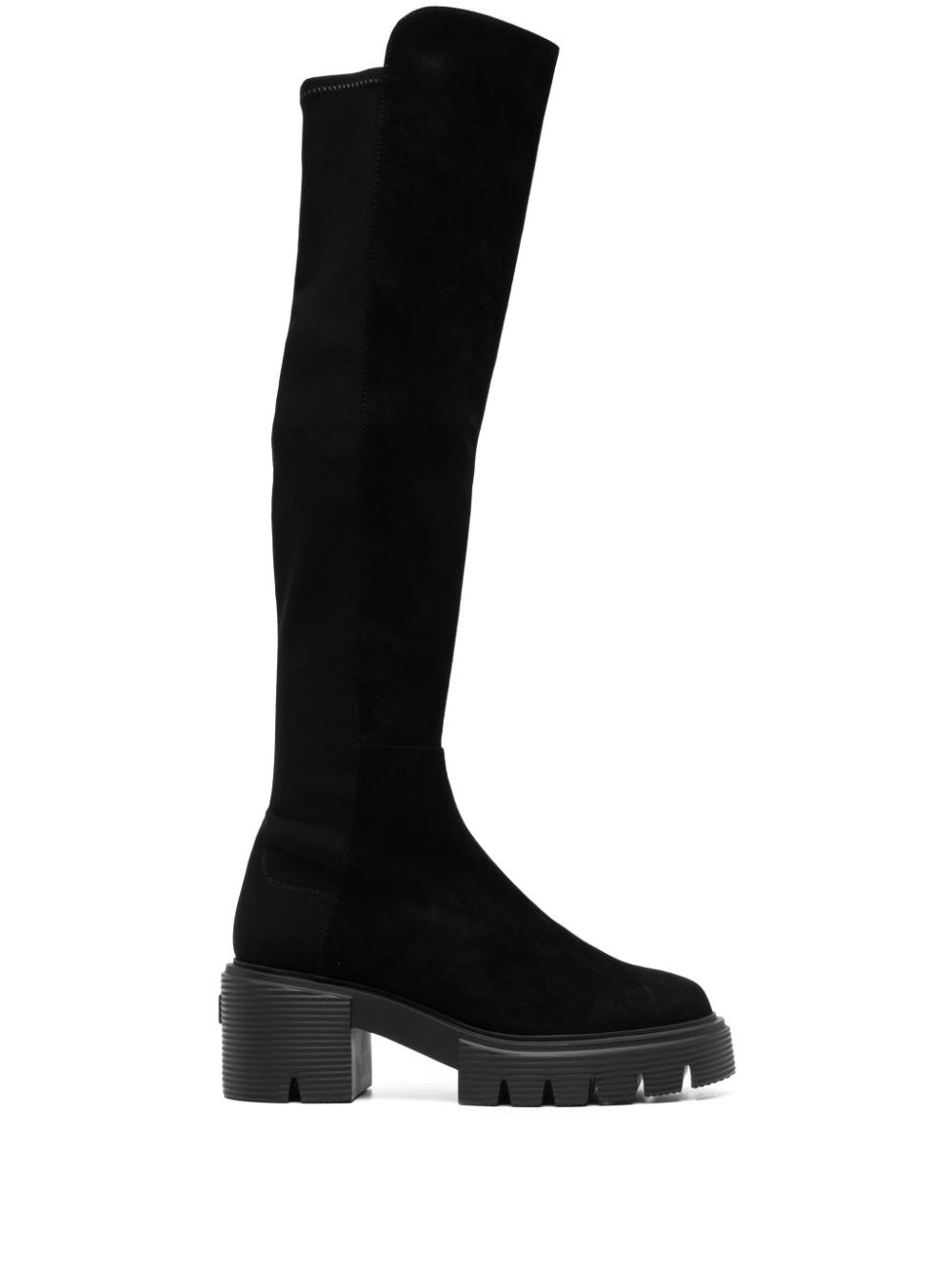 Shop Stuart Weitzman Stivali Pelle Di Vitello Nero In Black