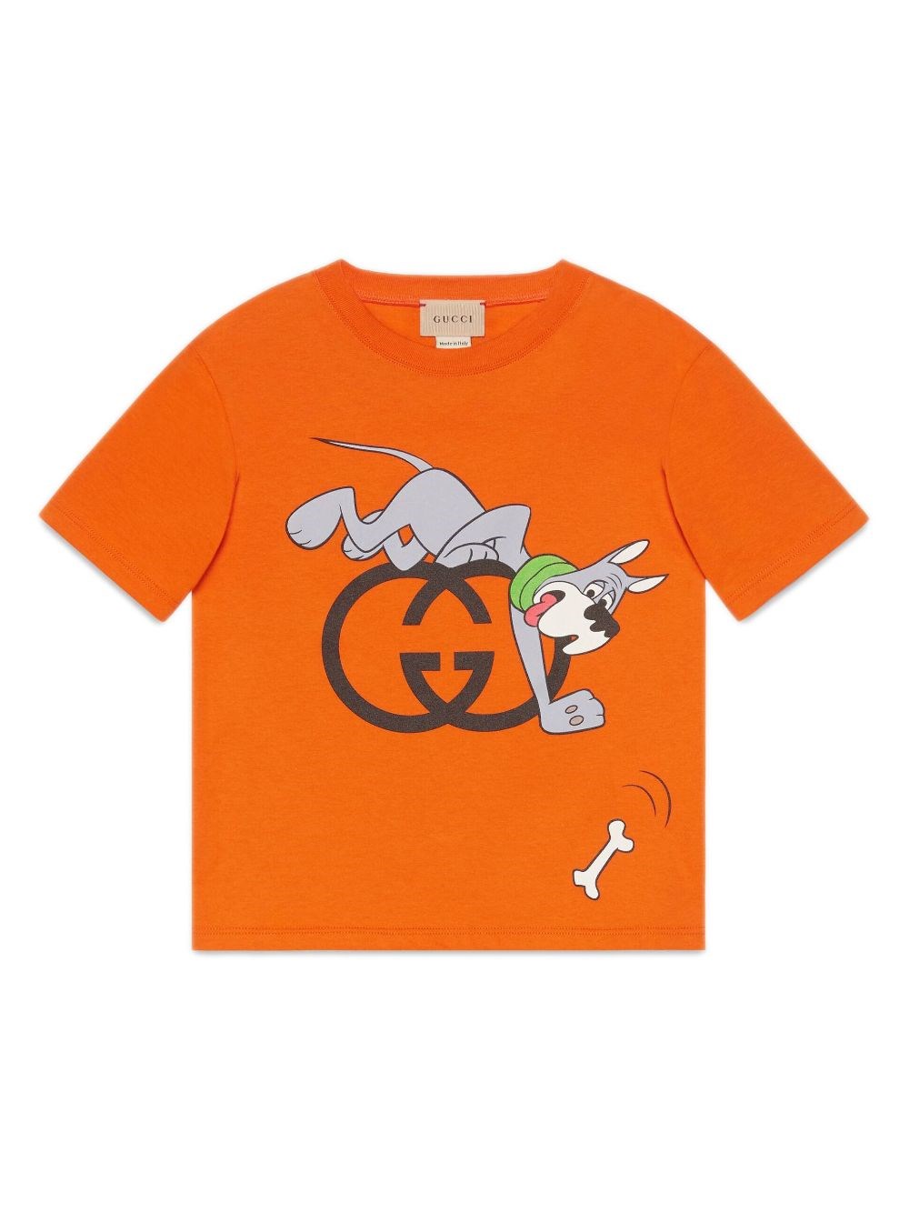 Shop Gucci T-shirt Cotone Arancio In Arancione