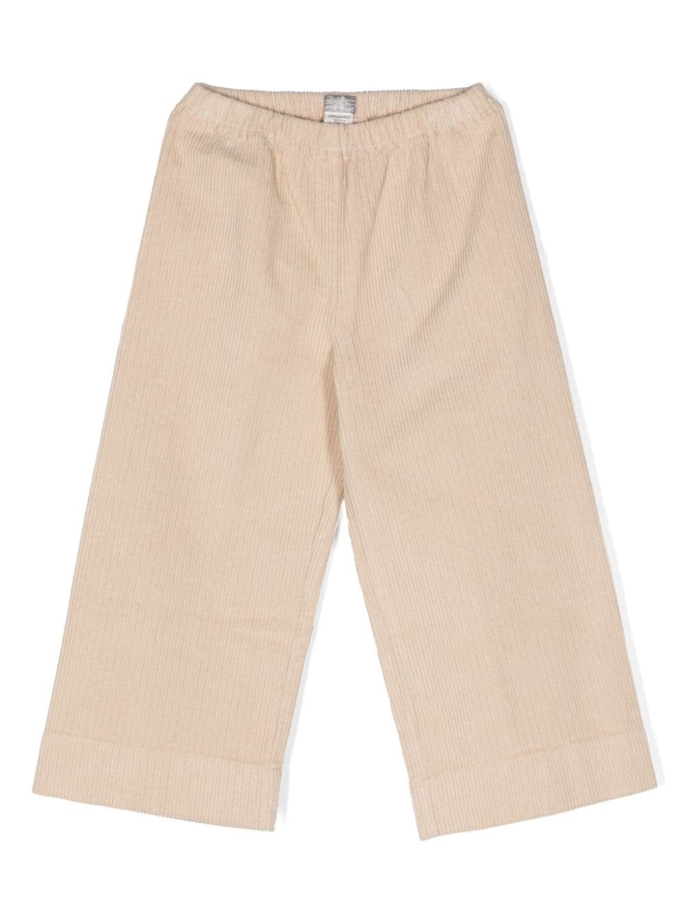 Il Gufo Kids' Pantalone Cotone Beige In White