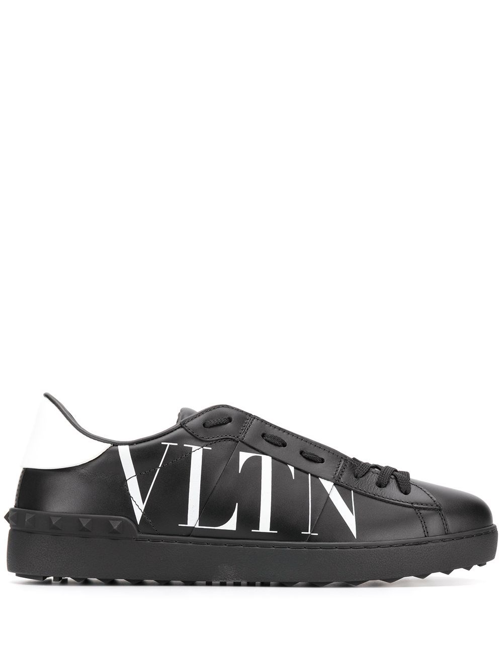 Shop Valentino Sneakers Open Vltn In Black