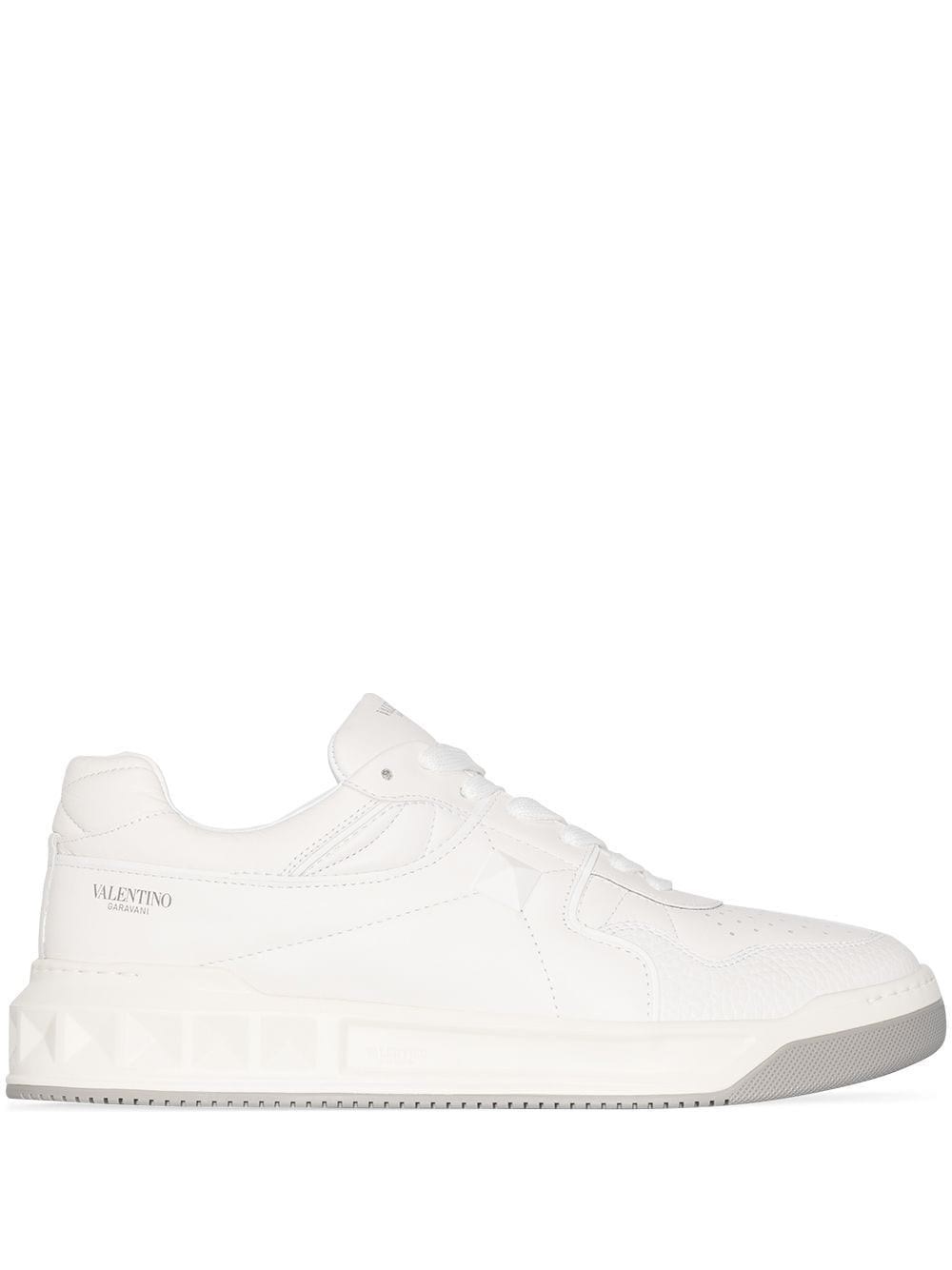 Shop Valentino Sneakers Roman Stud In White
