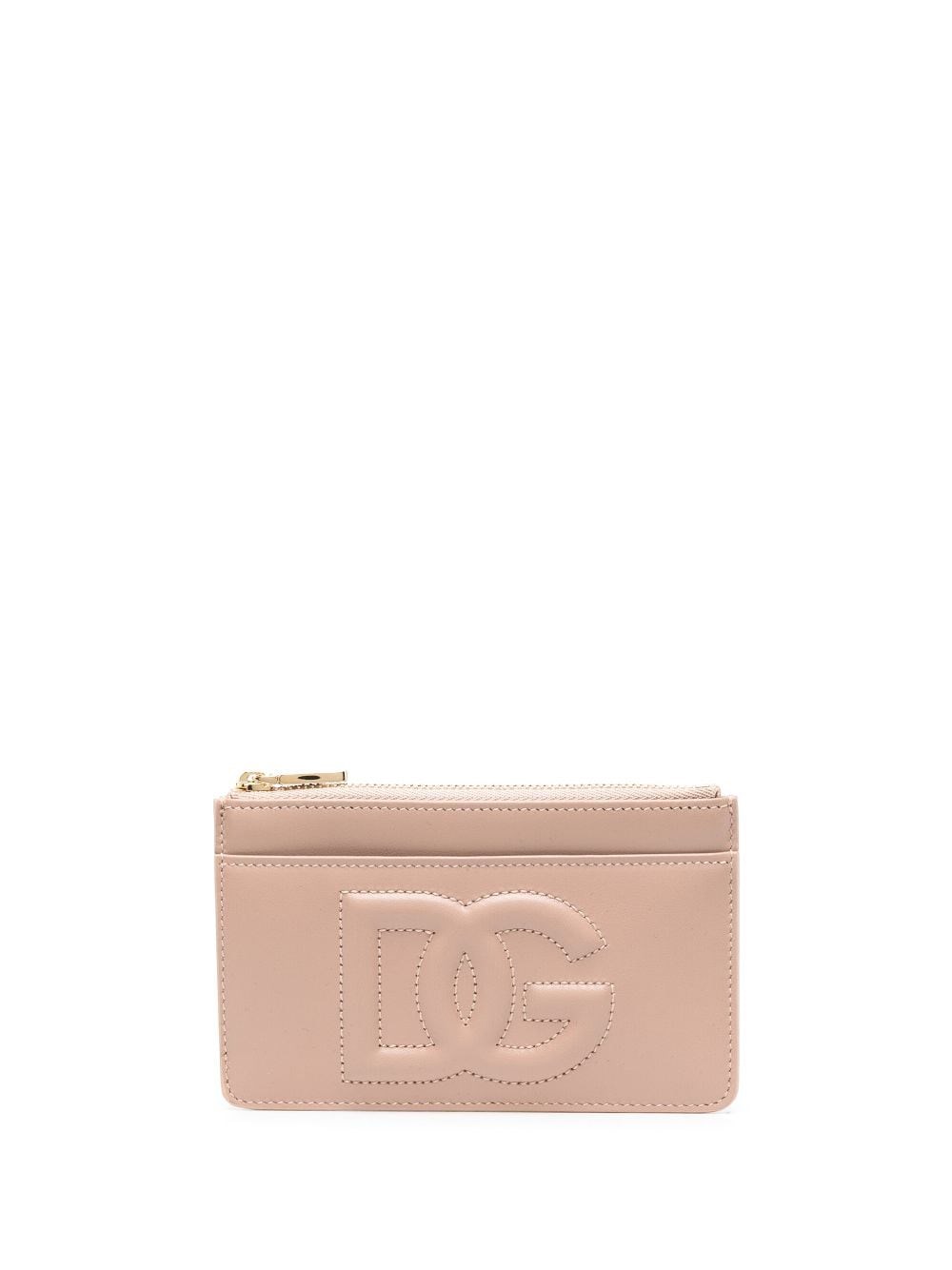 Dolce & Gabbana Portafoglio Con Zip Dg In Pink
