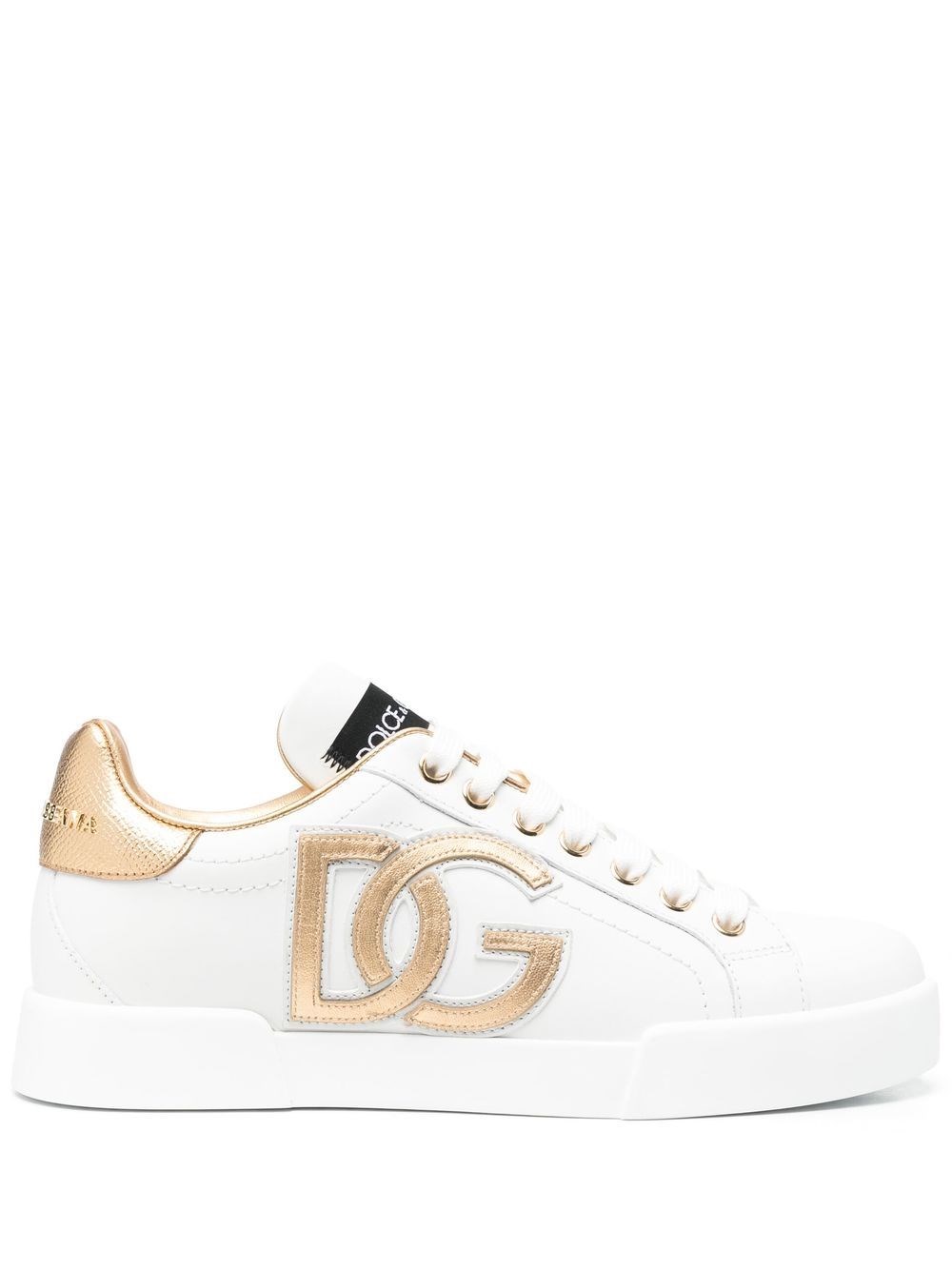 Shop Dolce & Gabbana Sneakers Portofino Con Stampa In White