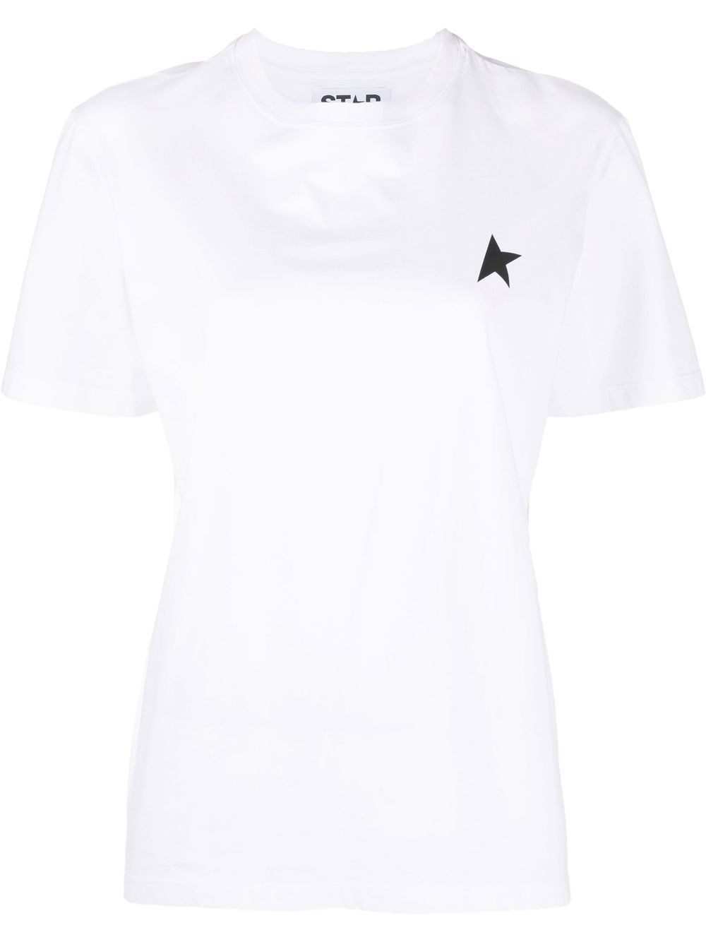 Golden Goose T-shirt Con Stampa In White
