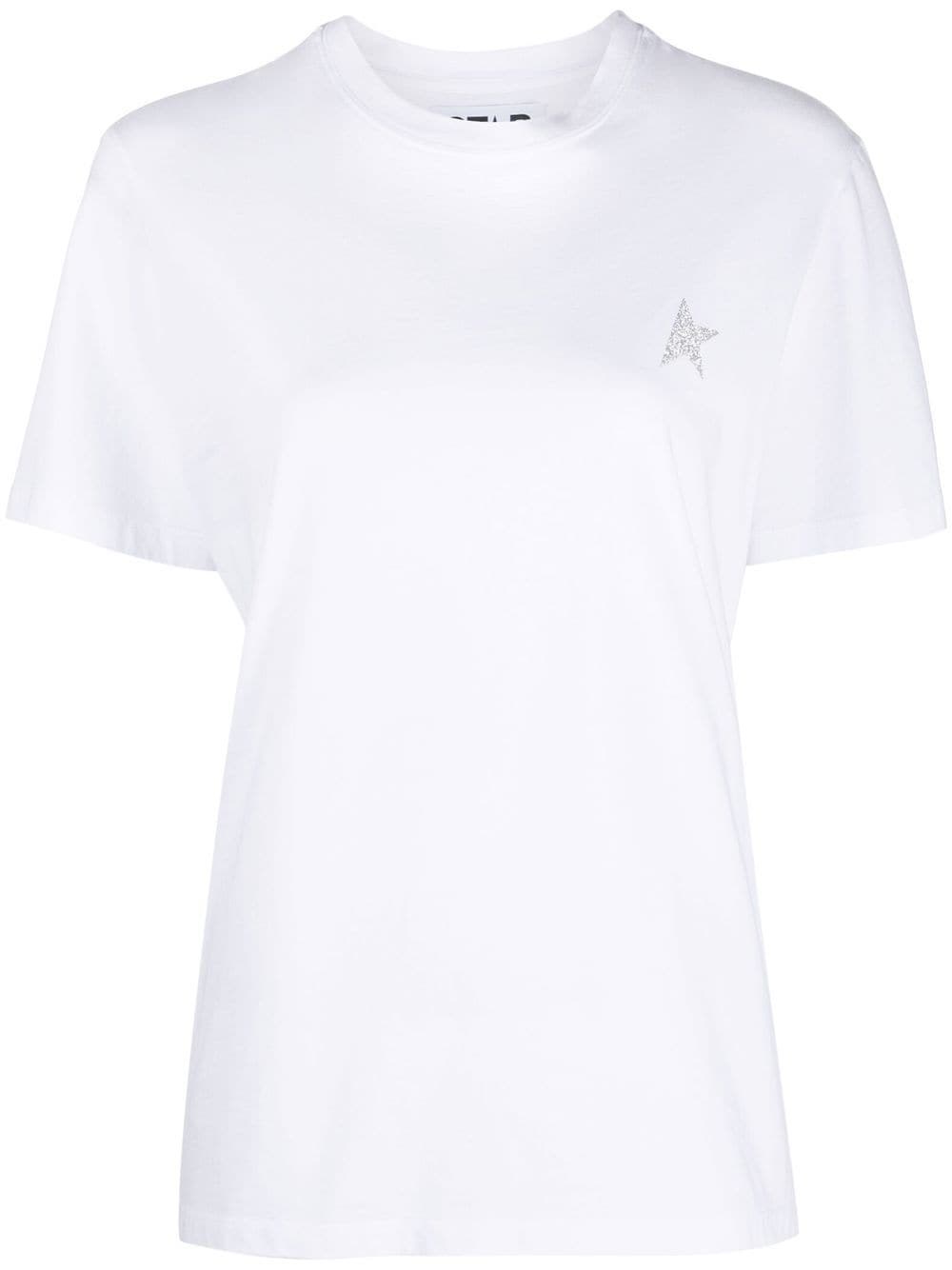 Golden Goose T-shirt Con Stampa In White