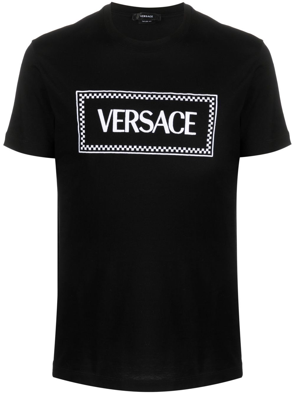 Shop Versace T-shirt Con Stampa In Black