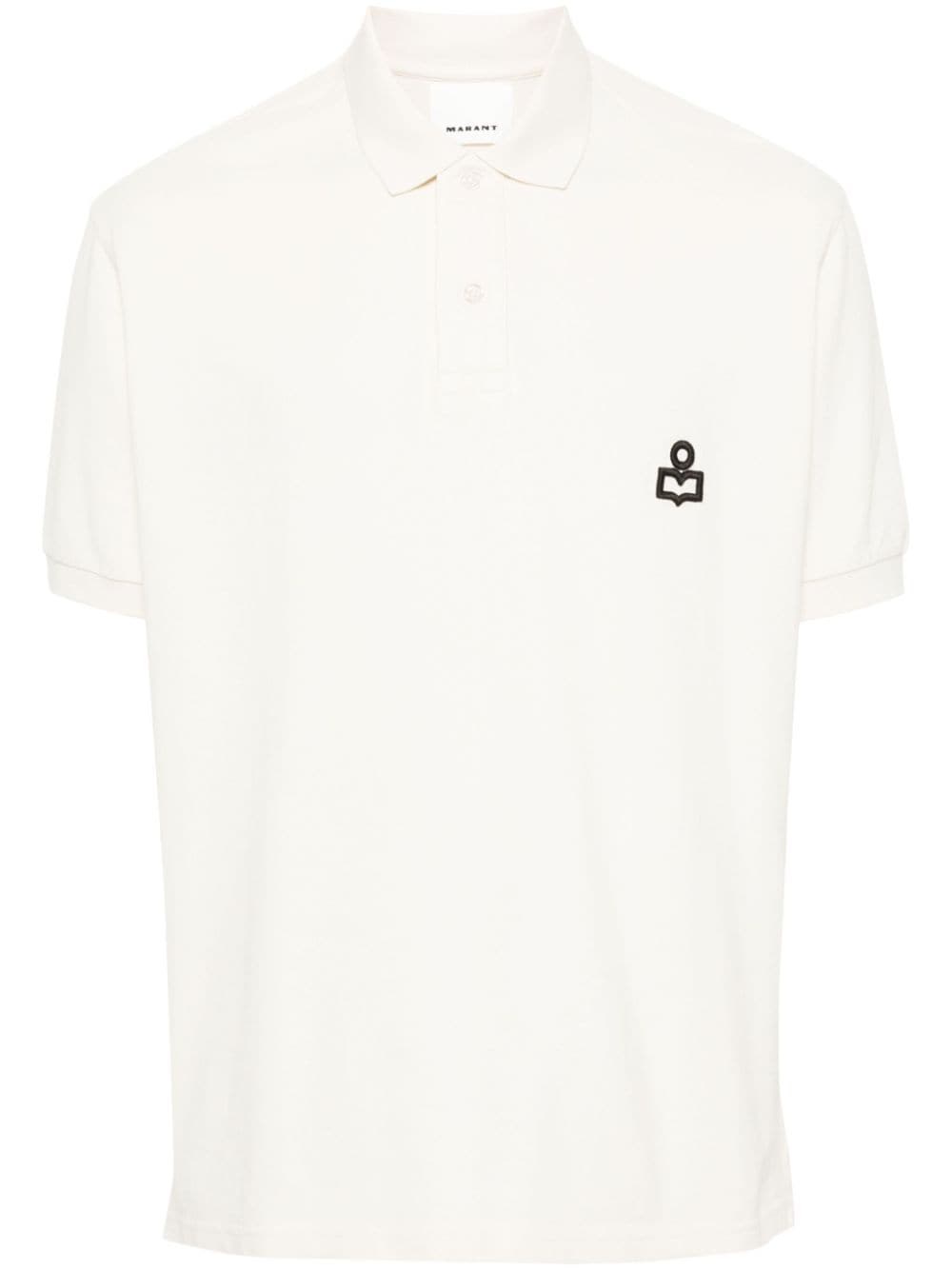 Shop Isabel Marant Polo Afko In White