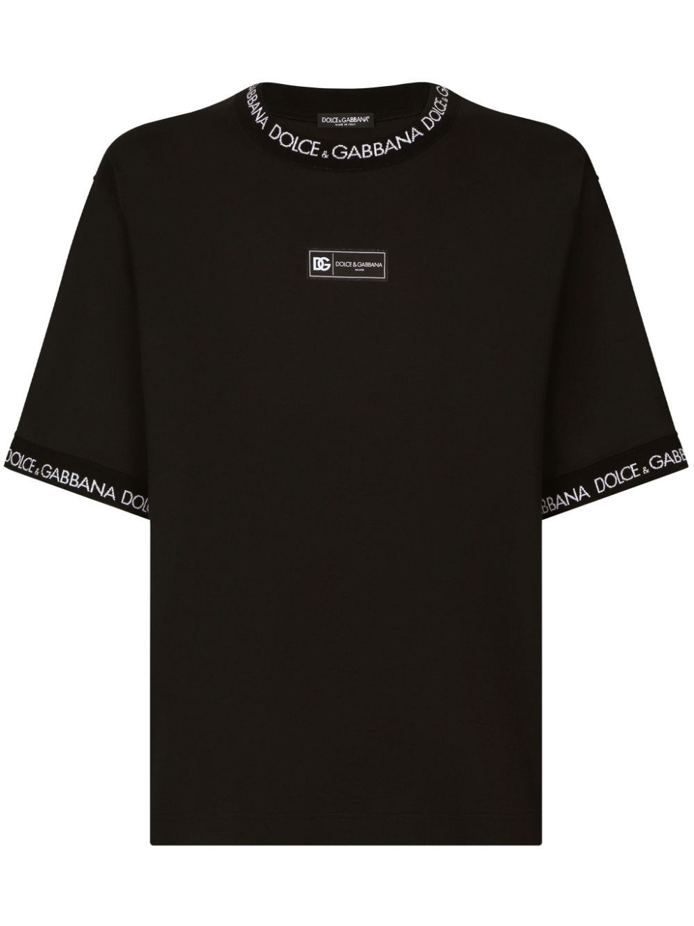 Shop Dolce & Gabbana T-shirt Con Stampa In Black