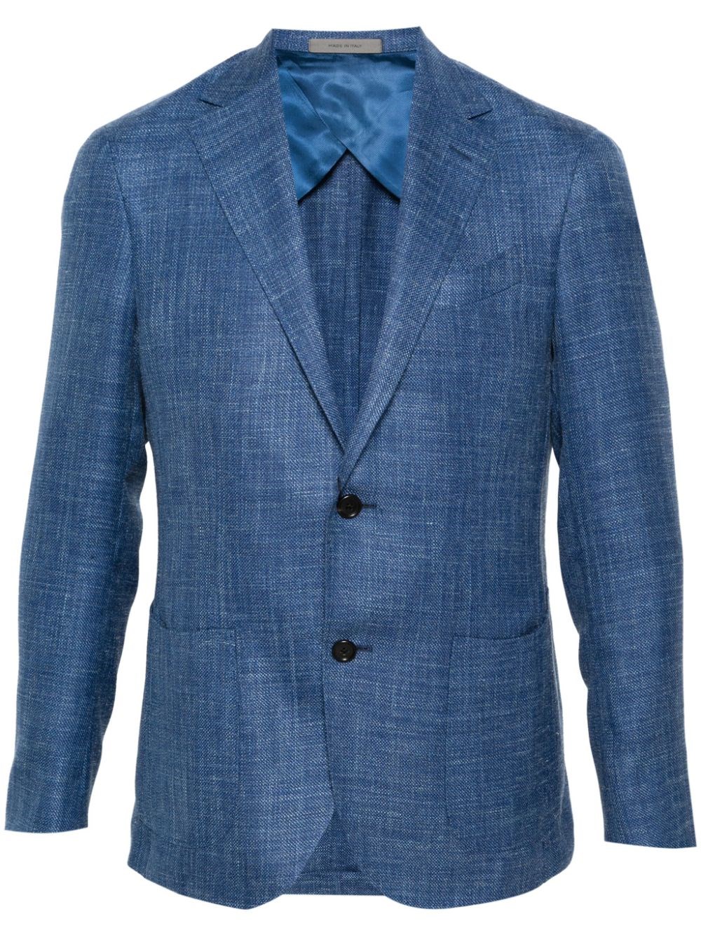 Corneliani Virgin Wool-blend Blazer In Blue