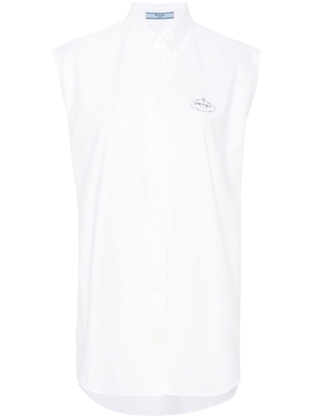 Prada Camicia In White
