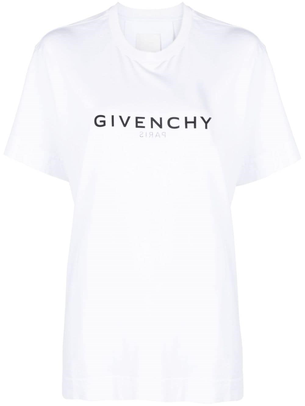 Shop Givenchy T-shirt Archetype Con Stampa In White