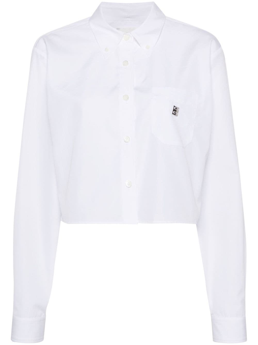 Givenchy Camicia Con Applicazione In White