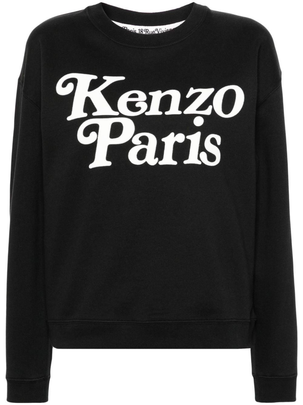 Shop Kenzo Felpa Verdy In Black