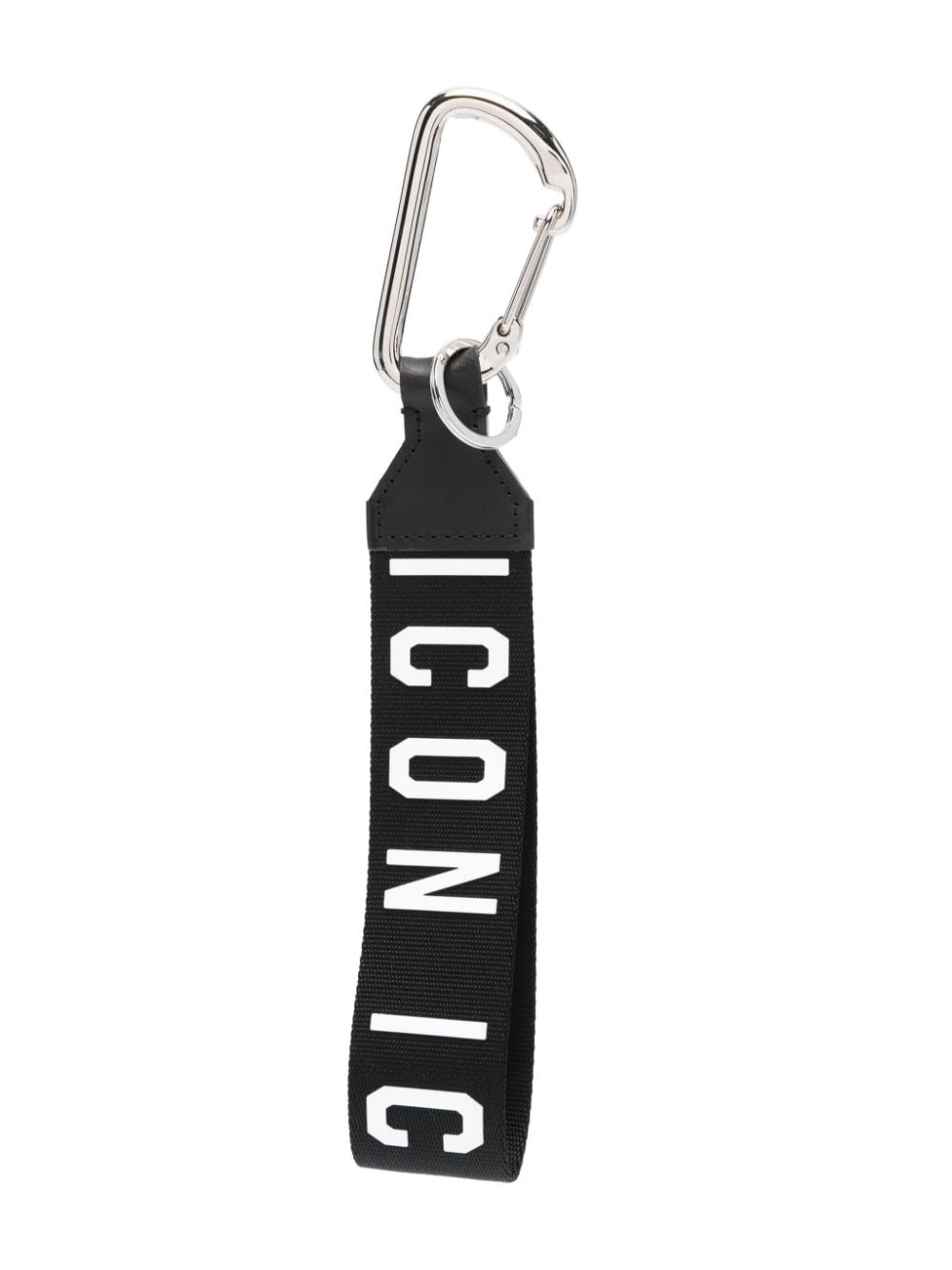 Dsquared2 Be Icon Keyring In Black