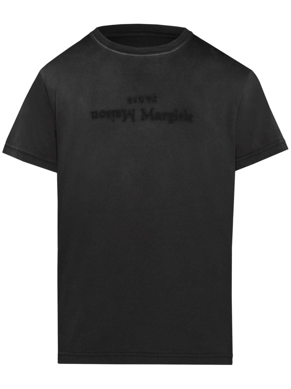Shop Maison Margiela T-shirt Reverse In Black