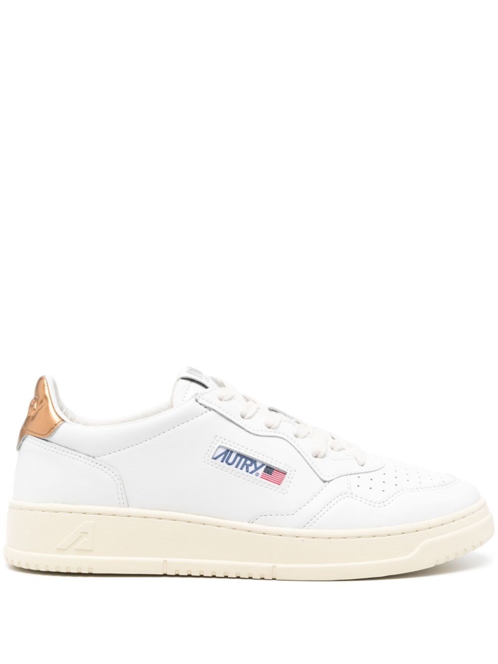 Autry Sneakers Con Applicazione In White