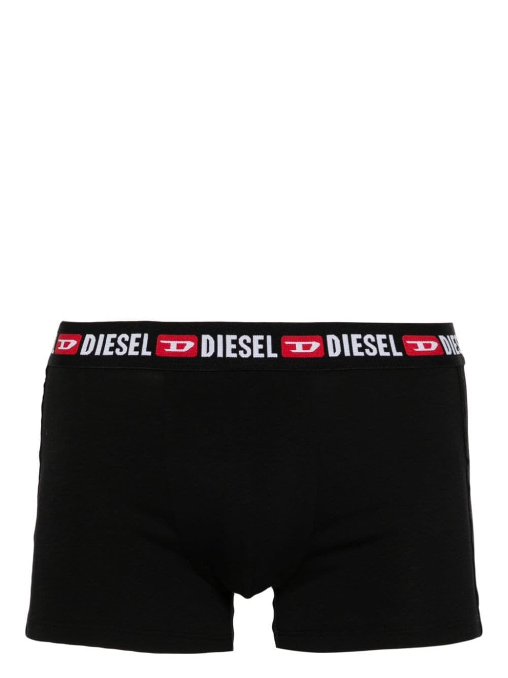 Diesel Set Di 2 Boxer Con Stampa In Black