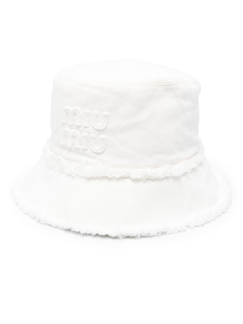 Shop Miu Miu Cappello In White