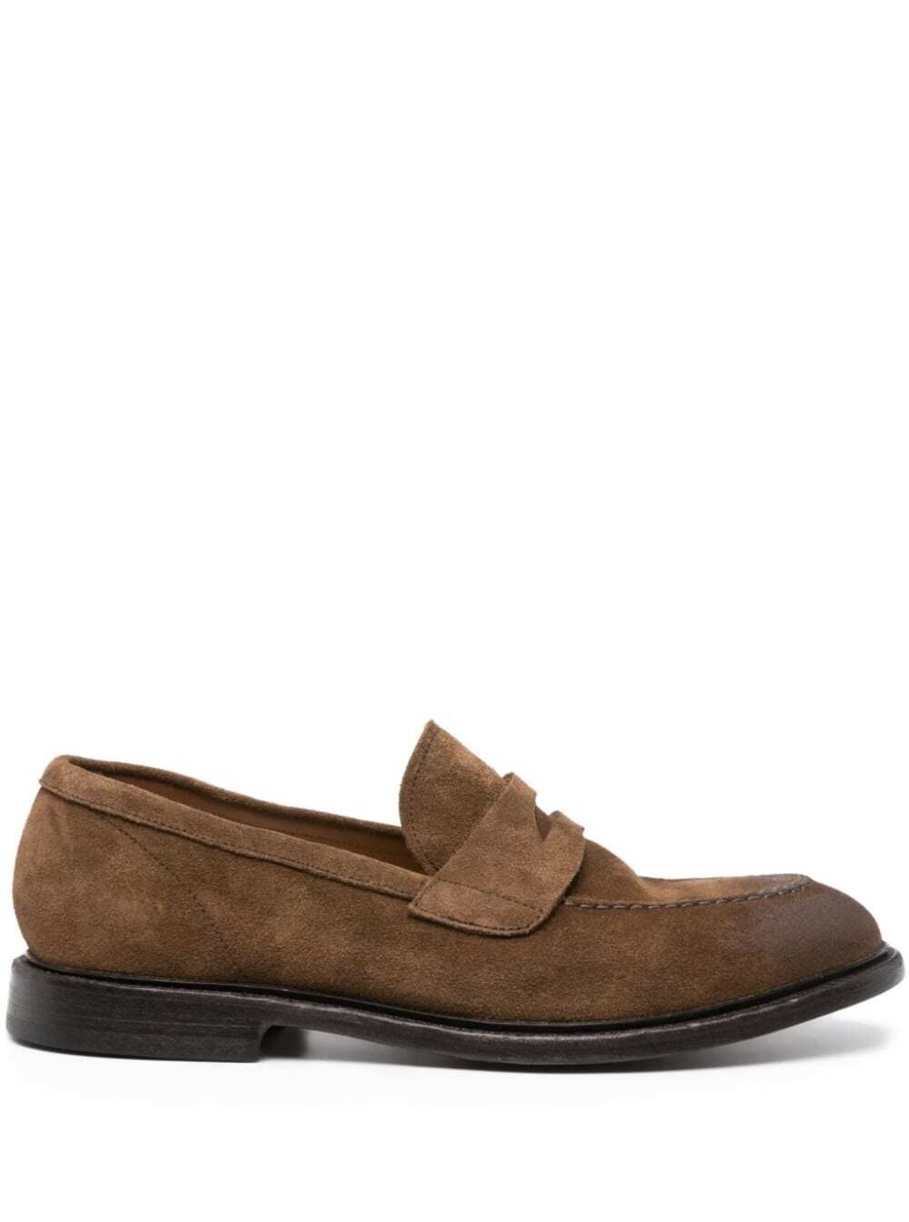 CENERE CALZATURE Mocassini Slip-On In Pelle Scamosciata