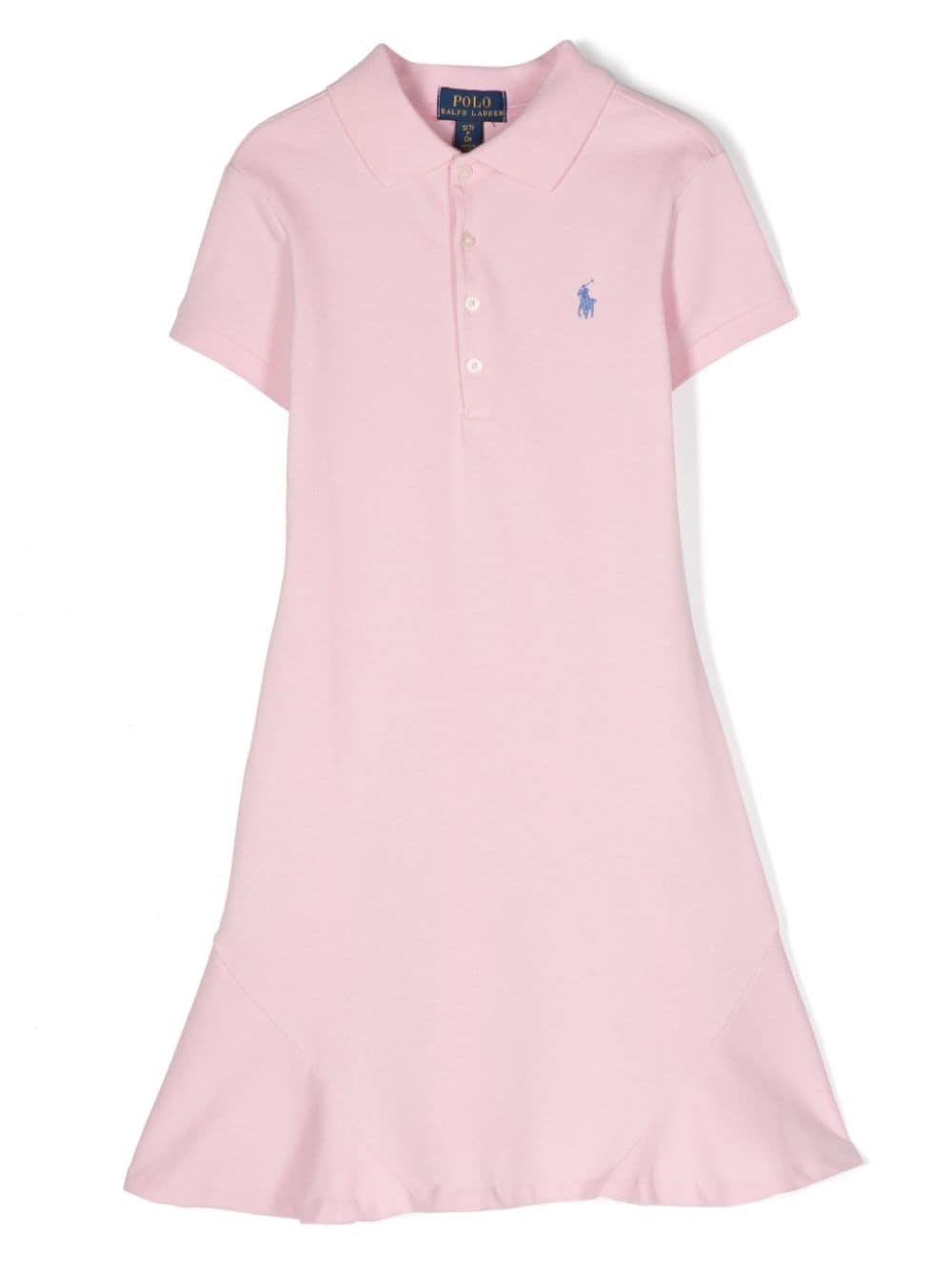 Shop Polo Ralph Lauren Abito Con Fiocco In Pink