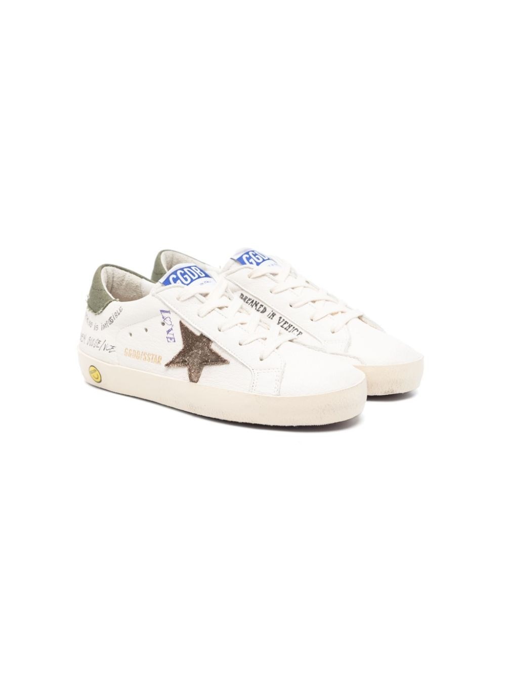 Golden Goose Kids' Sneakers Super Star In White