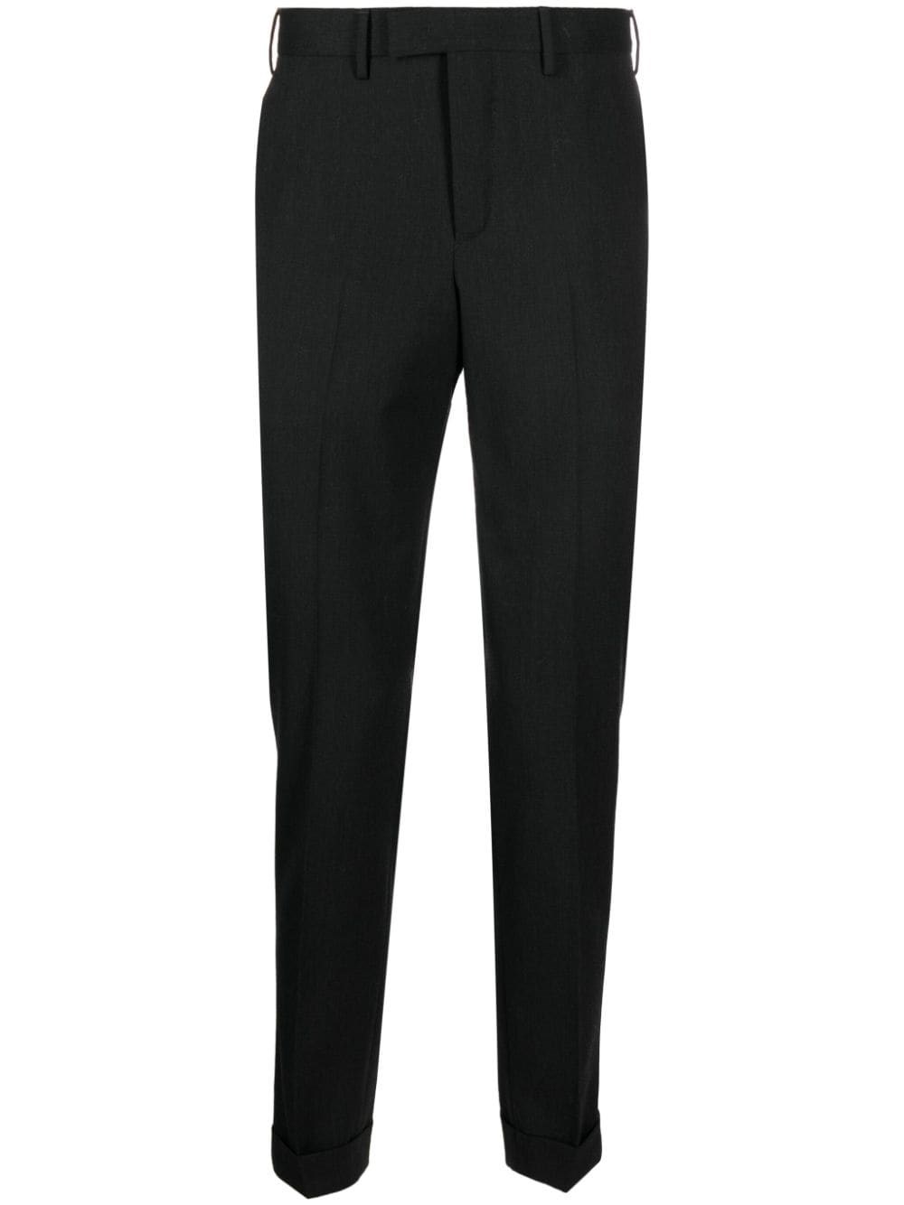 Pt Torino Pantaloni Sartoriali Dritti In Black