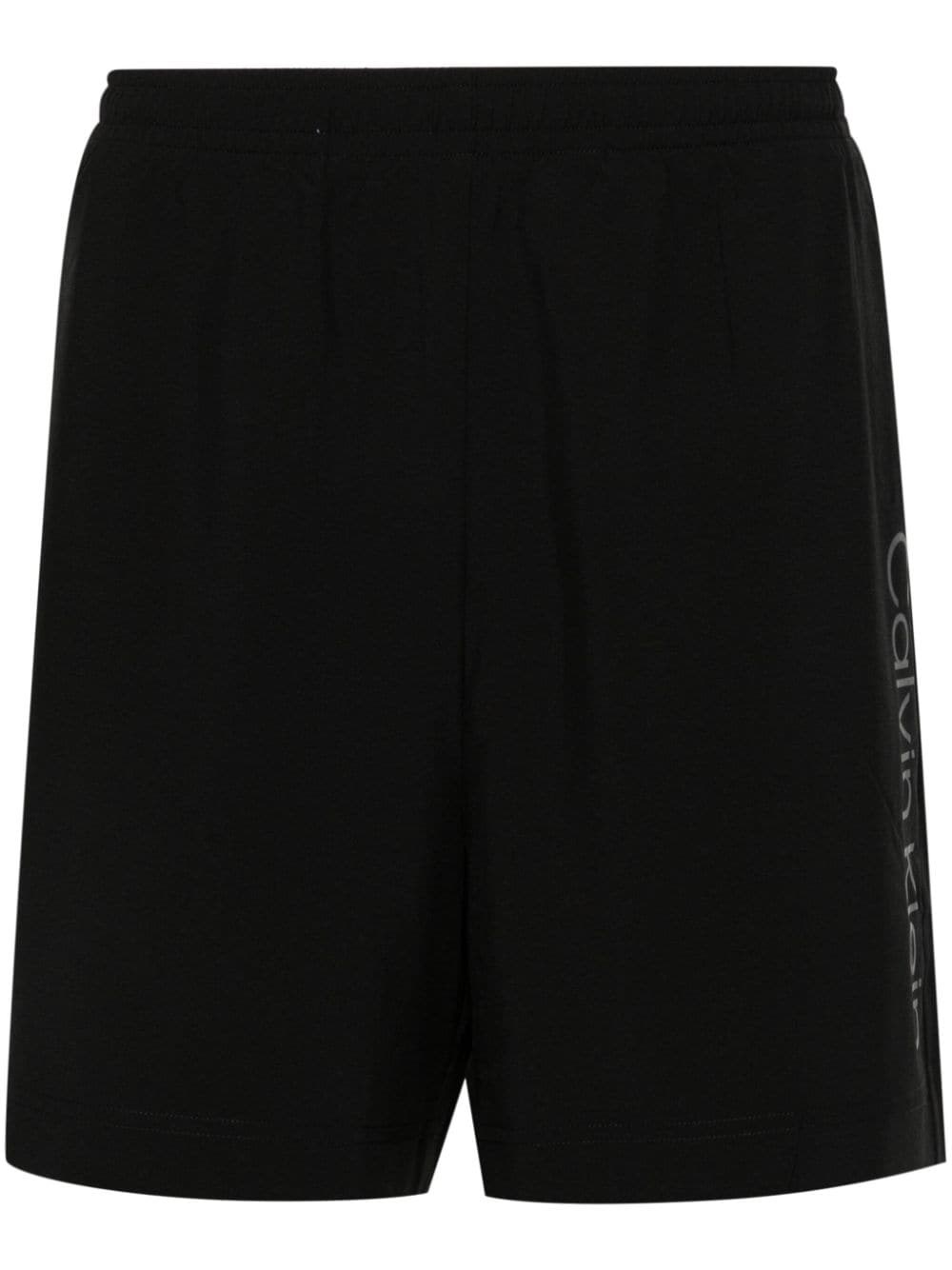Shop Calvin Klein Sport Shorts 2-in-1 Gym In Black