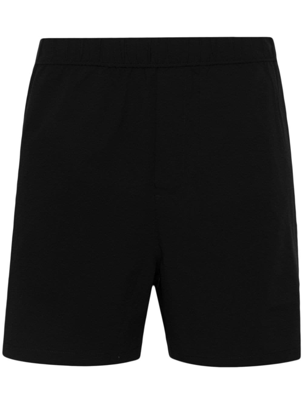 Shop Calvin Klein Sport Shorts Con Ricamo In Black