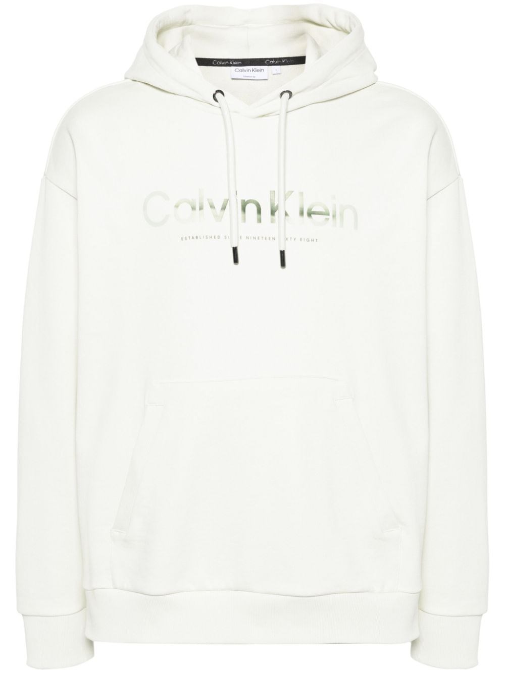 Shop Calvin Klein Felpa Con Cappuccio In White