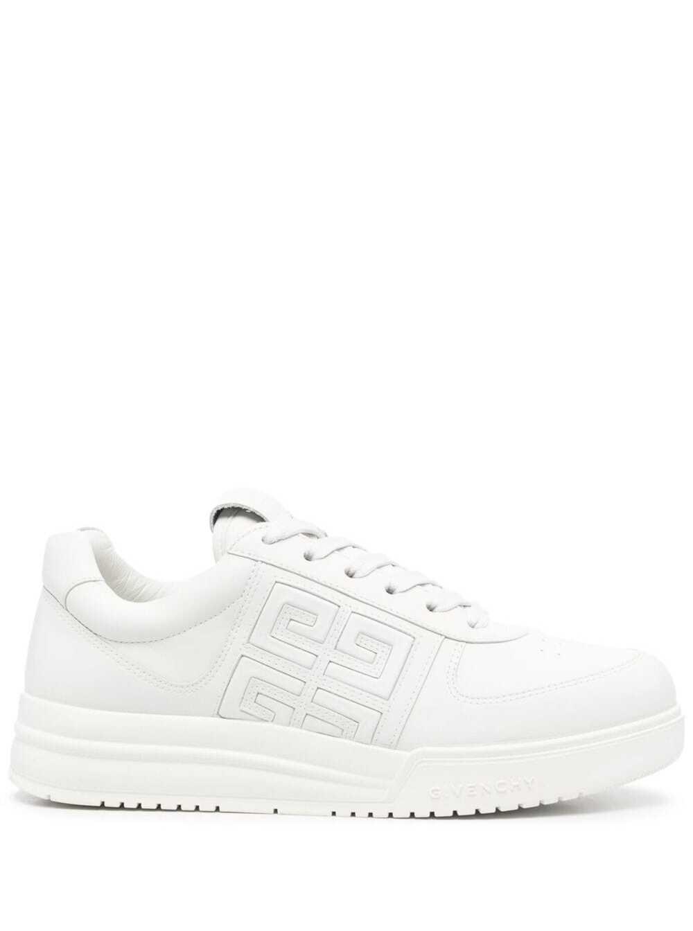 Shop Givenchy Sneakers G4 In Pelle Di Vitello In White