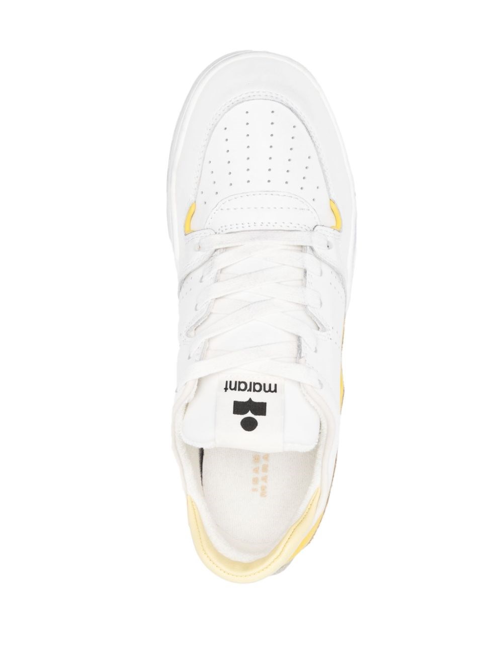 Shop Isabel Marant Sneakers Con Inserti Emree In White