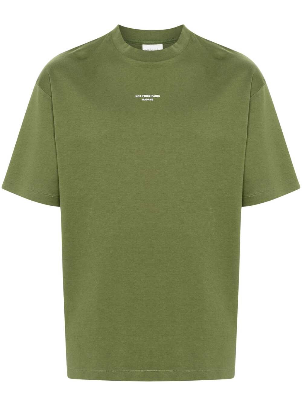 Shop Drôle De Monsieur T-shirt Con Stampa In Green
