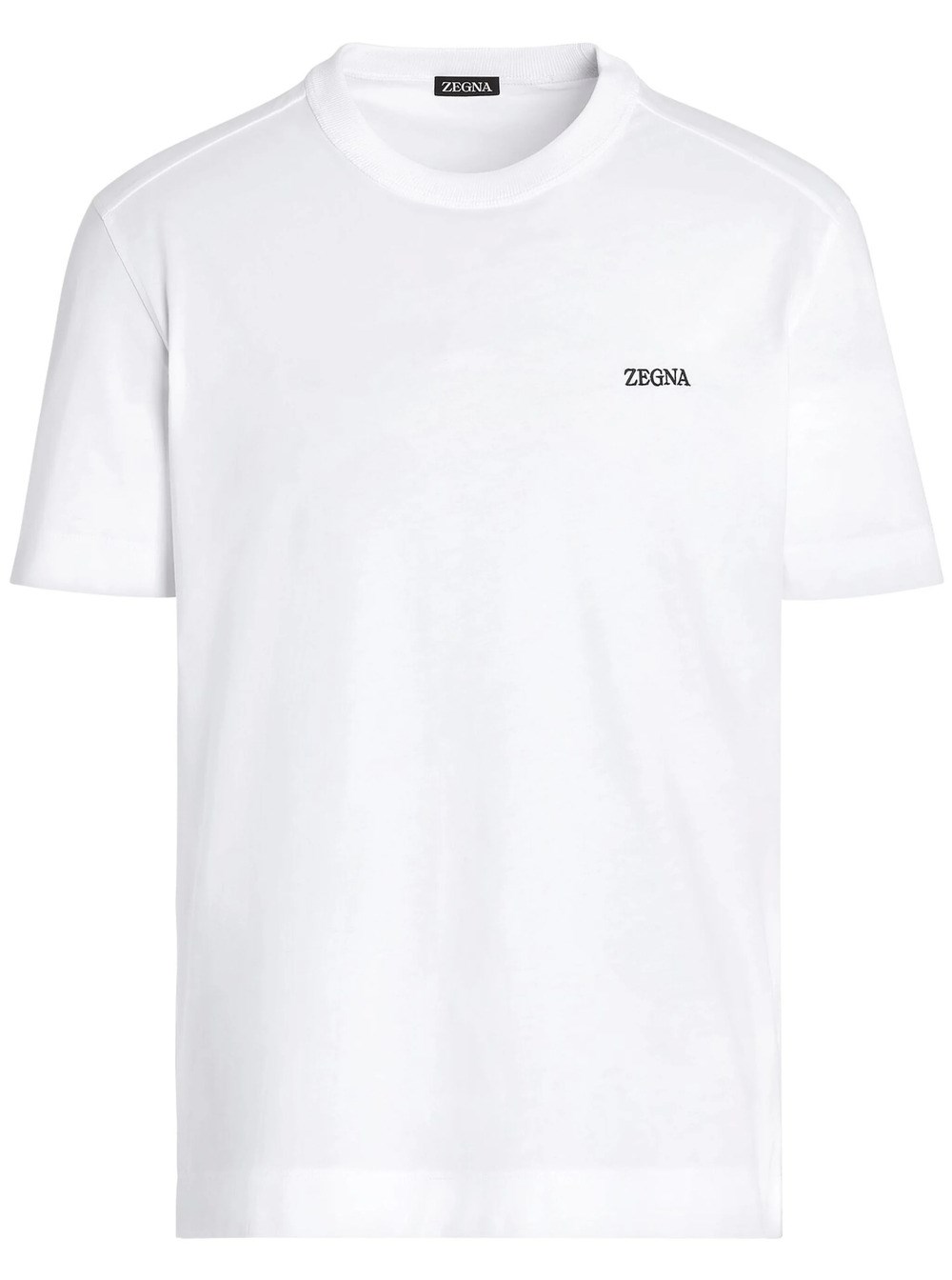 Shop Zegna T-shirt Con Ricamo In White