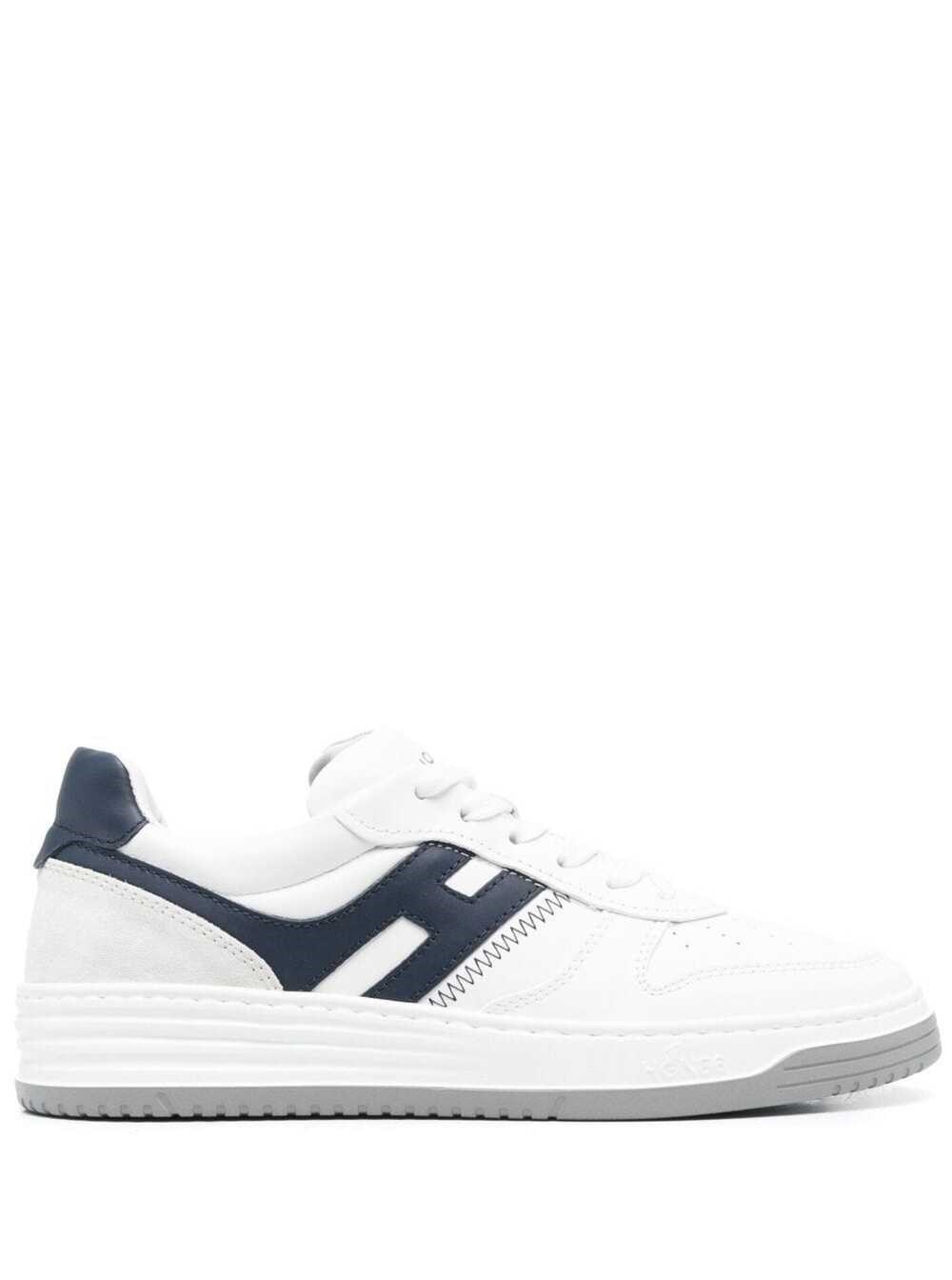 Shop Hogan Sneakers H630 Con Applicazione In White