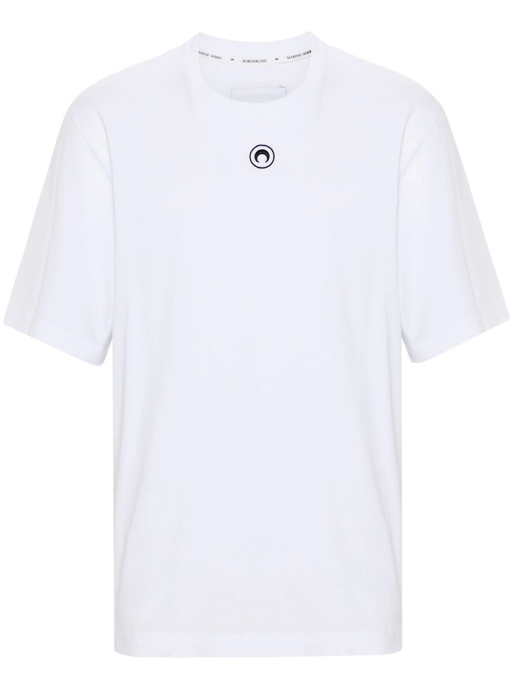Shop Marine Serre T-shirt Crescent Moon In White