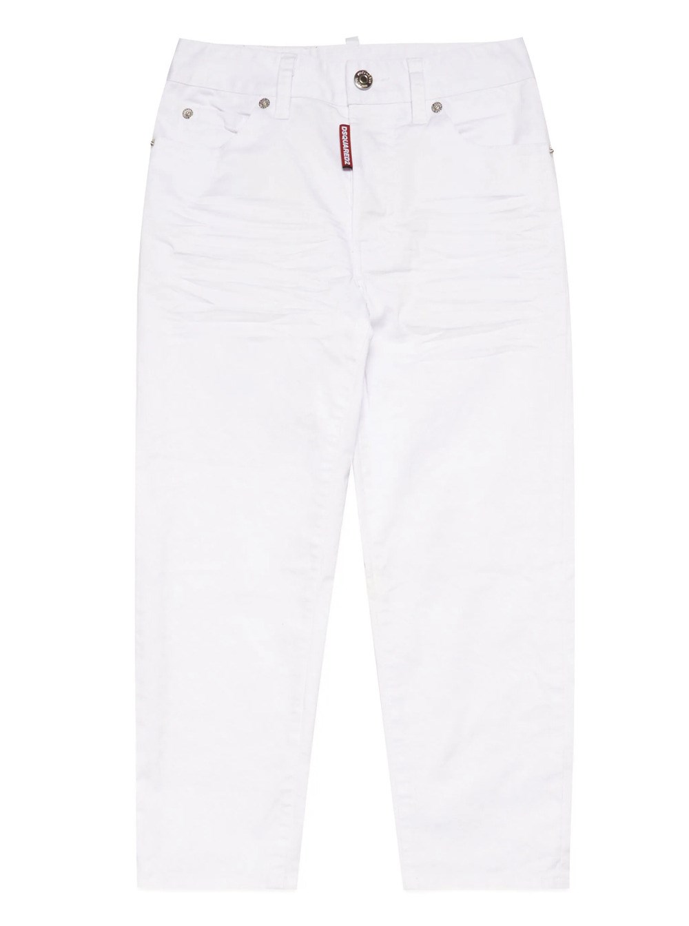 Shop Dsquared2 Jeans Affusolati In White