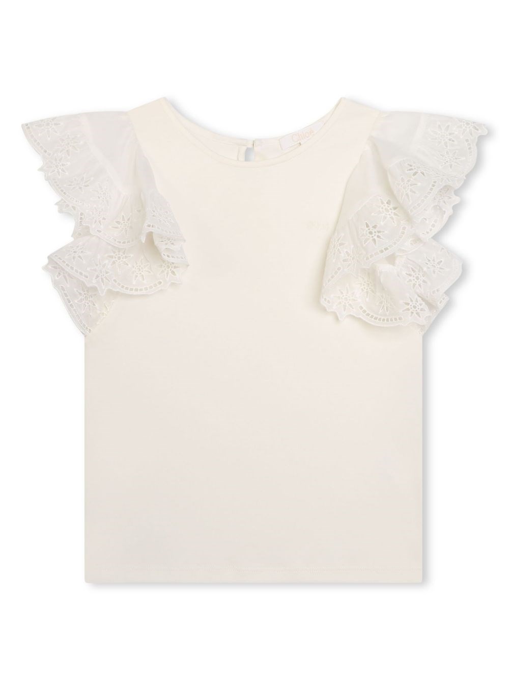 Shop Chloé Blusa Con Ruches In Bianco