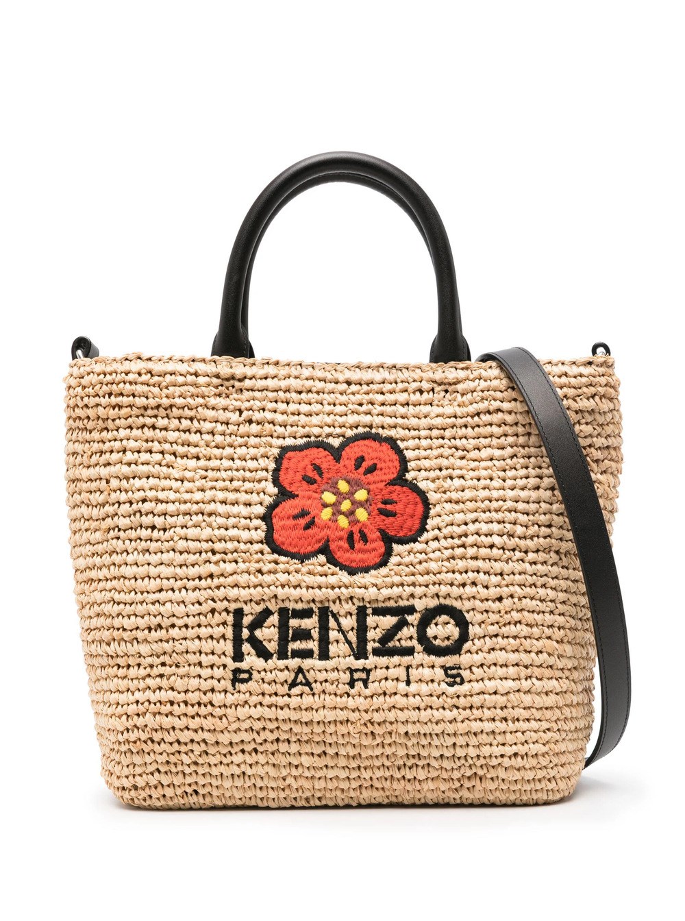Shop Kenzo Borsa Tote Boke Flower Piccola In Black