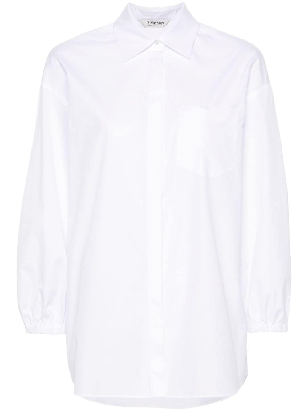 'S MAX MARA Camicia Bianca In Cotone