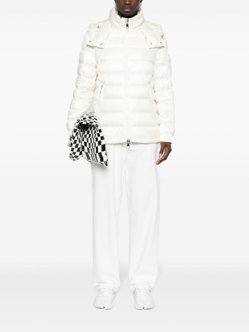 Moncler Dalles Short Down Jacket In White