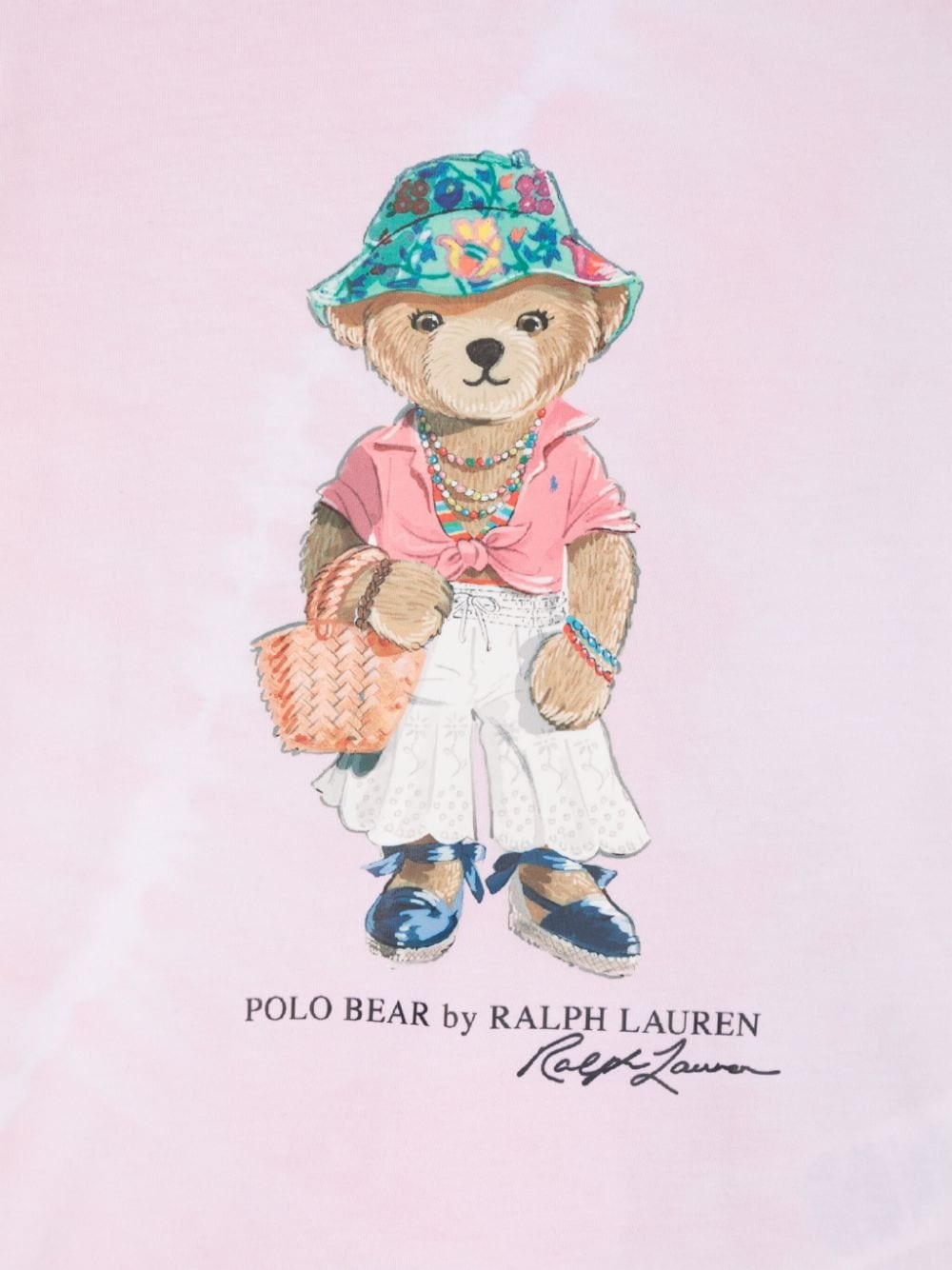 Shop Polo Ralph Lauren Ralph Lauren Kids T-shirt Polo Bear In Pink