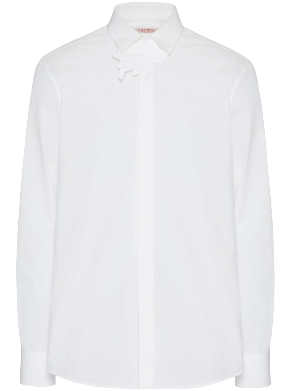Valentino Camicia Con Applicazione In White