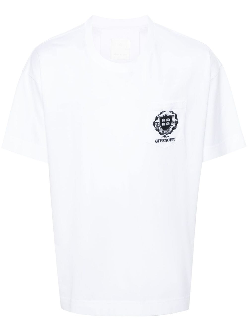 Shop Givenchy T-shirt A Maniche Corte In Cotone. In White