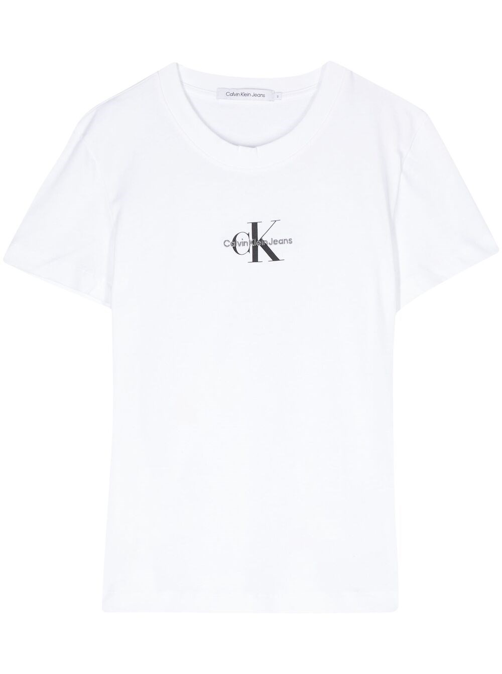 Shop Calvin Klein Jeans Est.1978 Calvin Klein Jeans T-shirt Con Ricamo In White