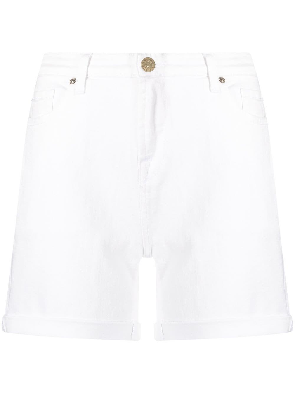 Shop 7 For All Man Kind Pantaloncini In White