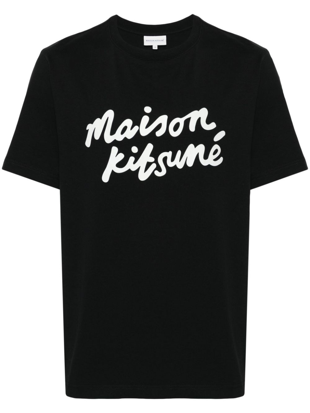Shop Maison Kitsuné T-shirt Con Stampa In Black