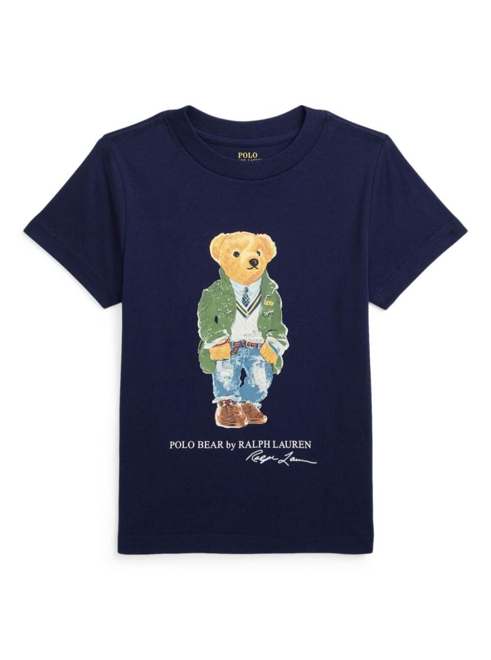 Shop Polo Ralph Lauren Ralph Lauren Kids T-shirt Polo Bear In Blue