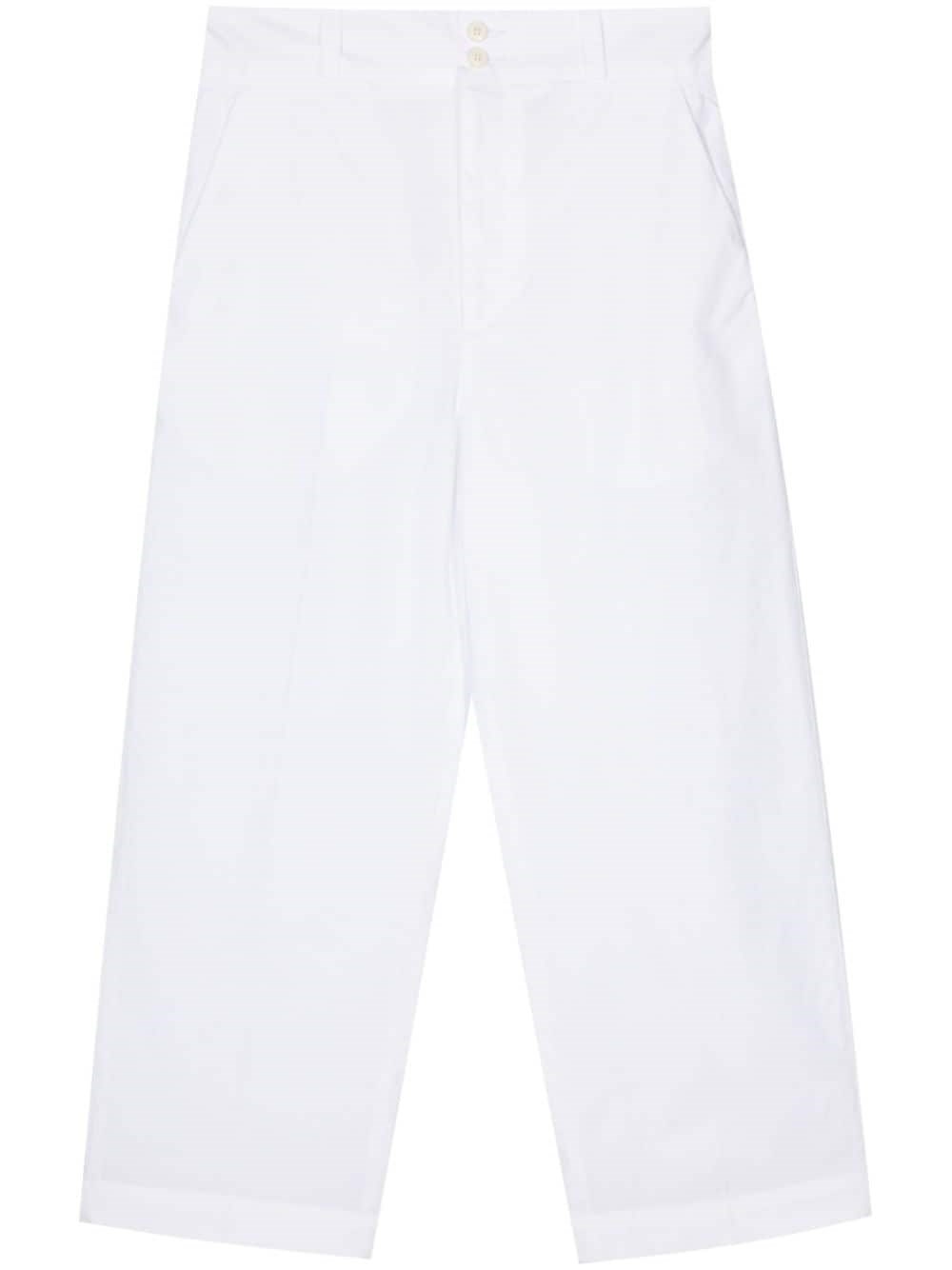 Shop Barena Venezia Barena Pantaloni Dritti Paola In Bianco