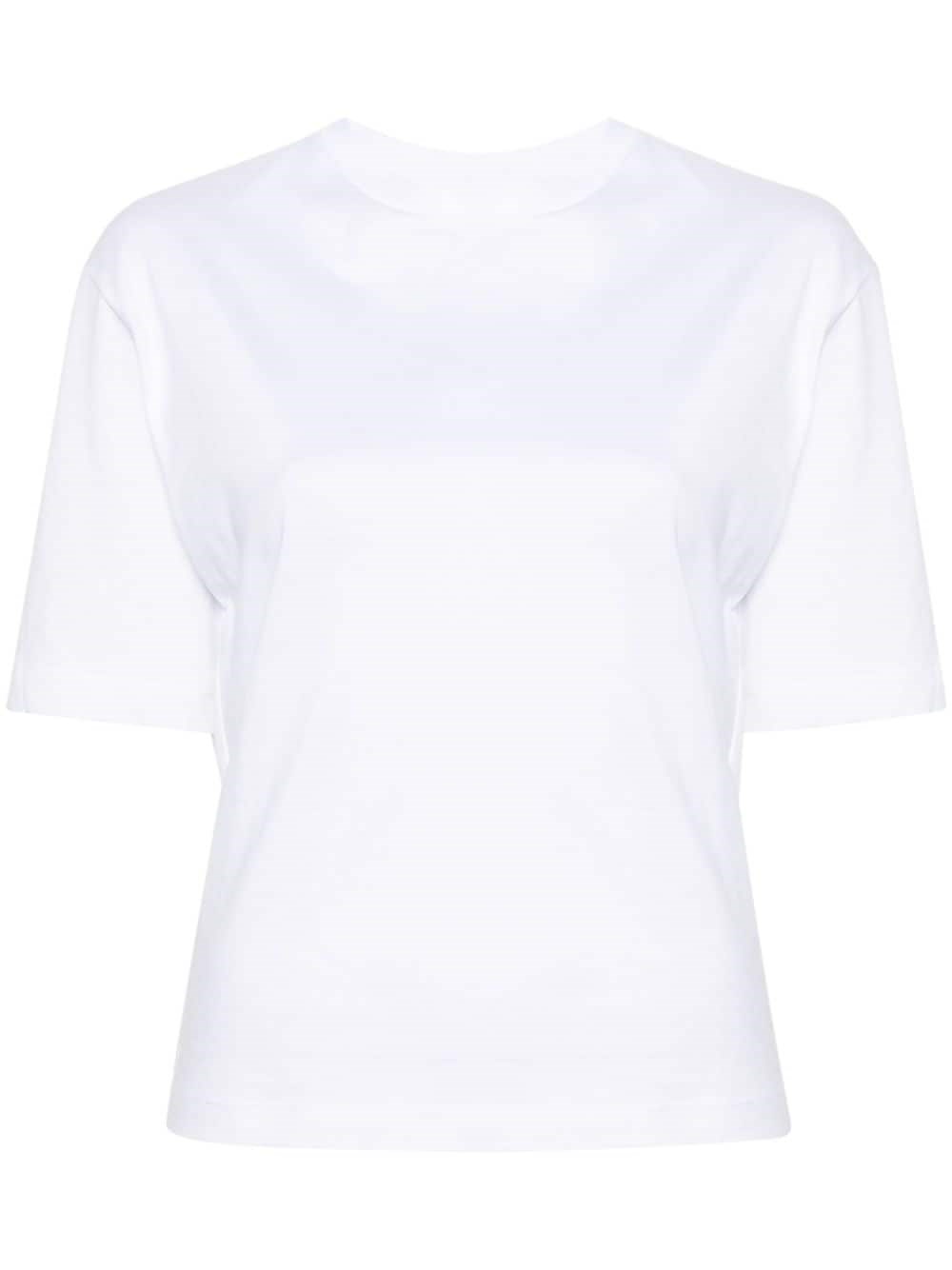 Calvin Klein T-shirt Con Scollatura Posteriore In White