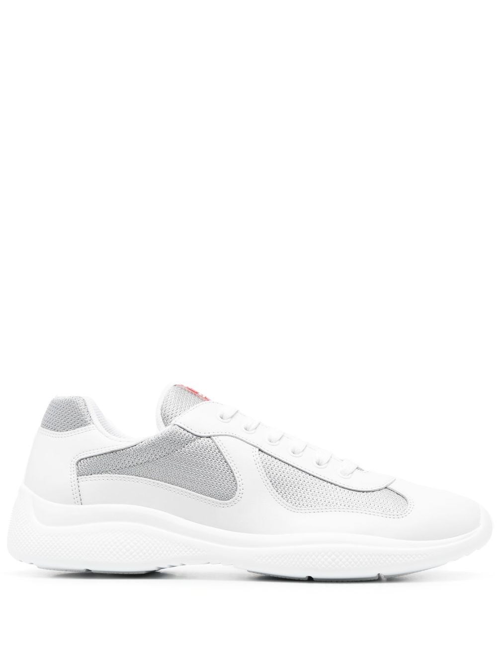 Shop Prada Sneakers Americas Cup In Bianco